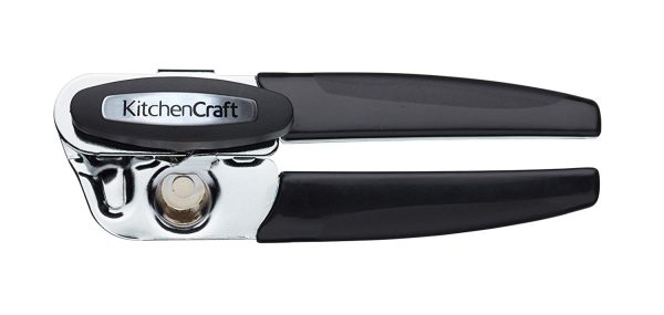 KITCHEN CRAFT STAINLESS STEEL AND PLASTIC HANDLE CAN OPENER