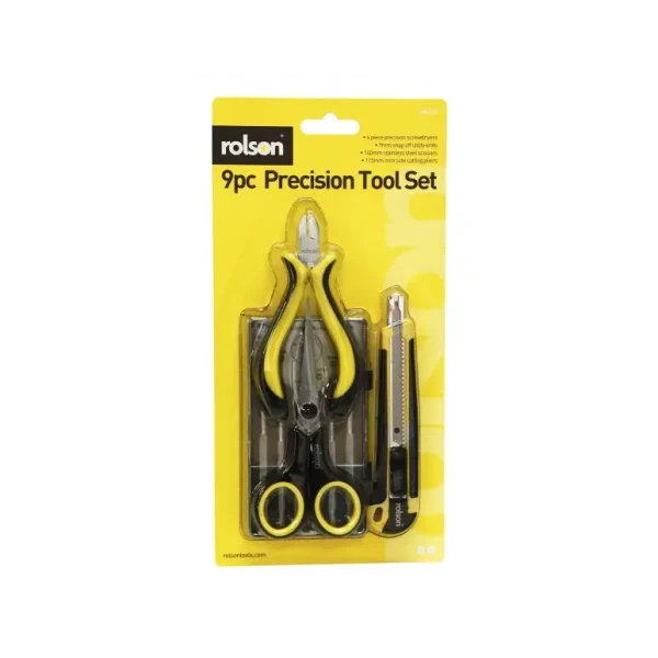 ROLSON PRECISION TOOL KIT 9 PIECES