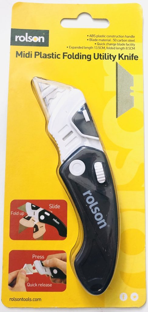 ROLSON MIDI FOLDING UTILITY KNIFE
