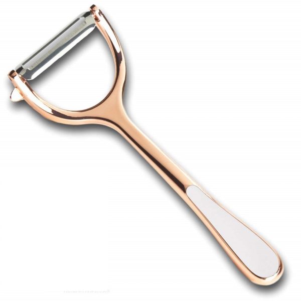 ROSE GOLD VEGETABLE POTATO PEELER Y SHAPED PROFESSIONAL