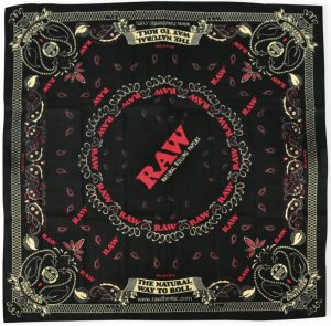 RAW NATURAL ROLLING PAPER BANDANA