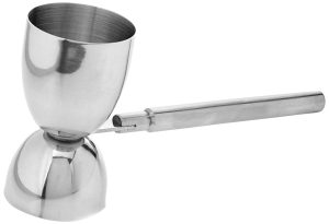 BARCRAFT COCKTAIL JIGGER SPIRIT MEASURE WITH DUAL ALCOHOL MEASURE STAINLESS STEEL 25 ML/50 ML