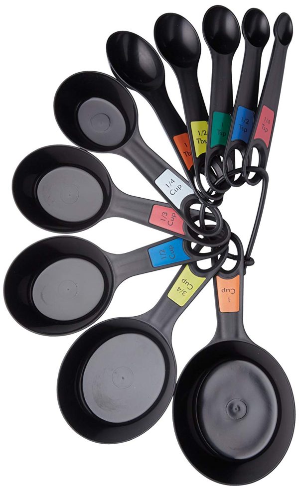 KITCHENCRAFT PLASTIC MEASURING CUPS & SPOONS PACK OF 10