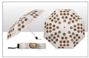 TARTANS OF SCOTLAND COLLAPSIBLE UMBRELLA & COVER
