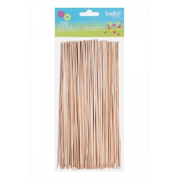 BELLO BAMBOO BBQ SKEWERS 10 INCH PACK OF 200