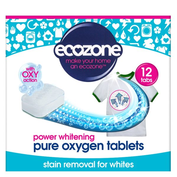 ECOZONE PURE OXYGEN WHITENER TABLETS - 12 TABLETS