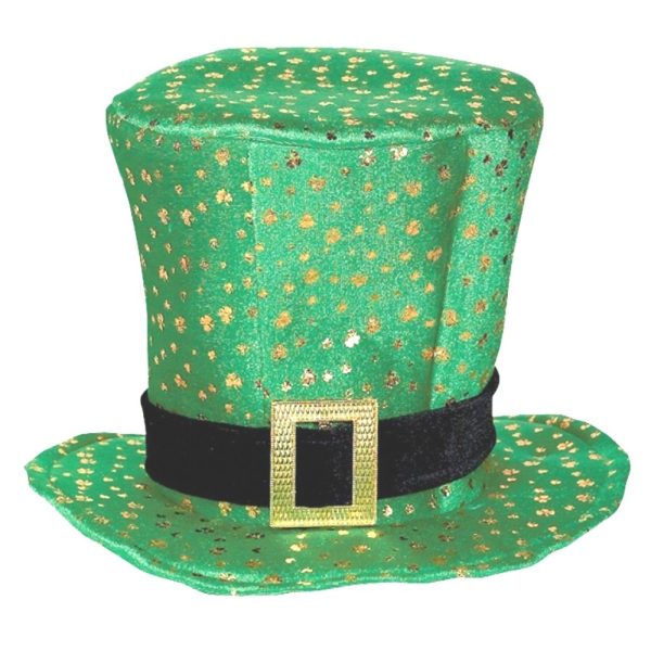 ST PATRICK'S DAY SHAMROCK PRINTED HAT