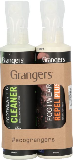 GRANGERS FOOTWEAR + GEAR CLEANER AND FOOTWEAR REPEL PLUS 275ML KIT