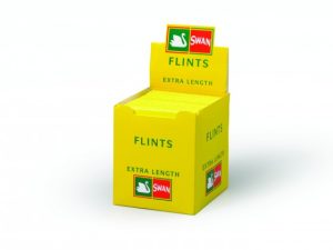 SWAN UNIVERSAL EXTRA LENGTH FLINTS 9 X PACK OF 24