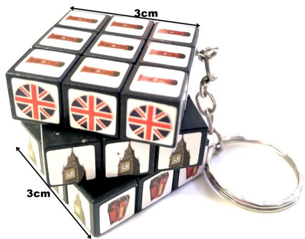 LONDON DESIGN MAGIC CUBE KEYRING MINI