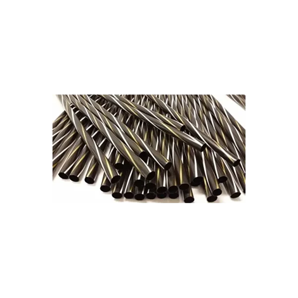 BLACK COLOR MILKSHAKE STRAWS 135PCS