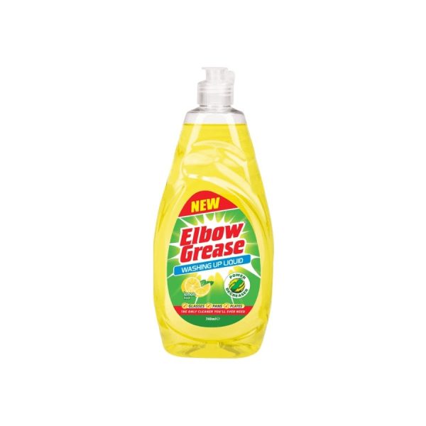 ELBOW GREASE LEMON FRESH WASHING UP LIQUID 740ML