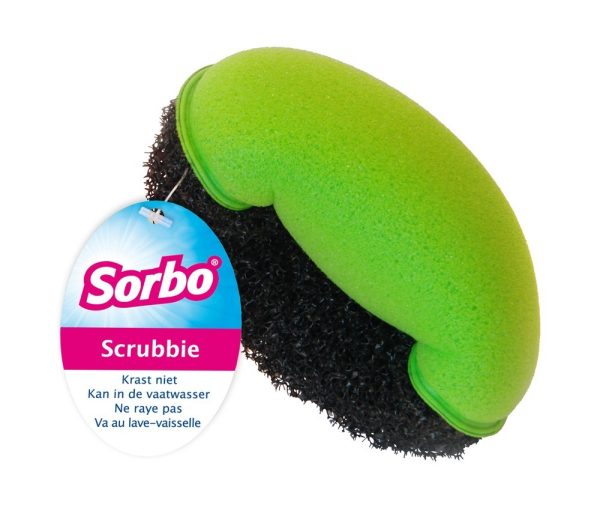 SORBO SCRUBBIE SCOURER SPONGE WITH HAND GRIP