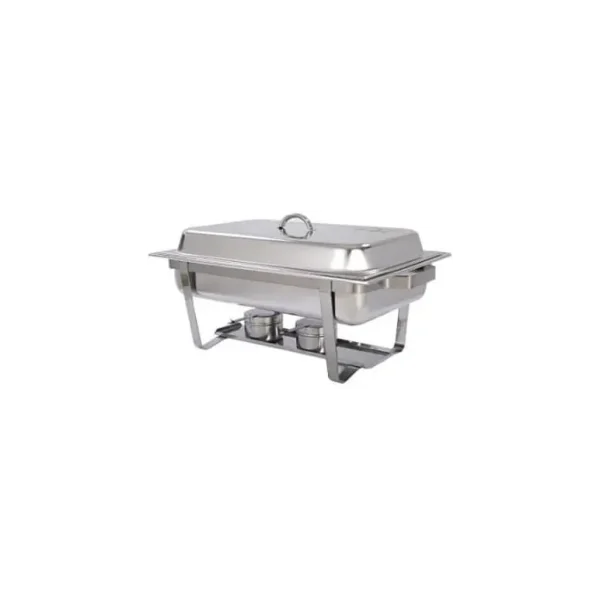 STAINLESS STEEL CHAFING DISH 9.5LTR WITH FOLDABLE STAND