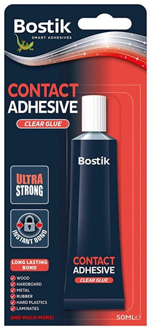 BOSTIK GLU & FIX ULTRA STRONG CONTACT ADHESIVE 50ML