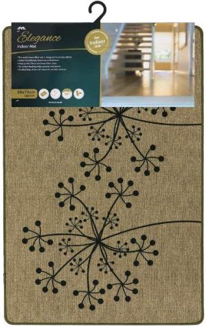 JVL ELEGANCE DANDELION INDOOR MAT 75CM X 50CM