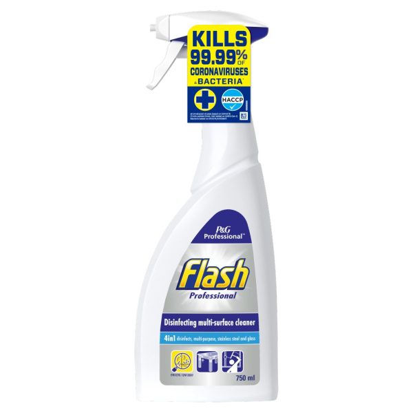 FLASH PROFESSIONAL DISINFECTING MULTI SURFACE CLEANER 750ML