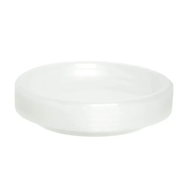 PACK OF 40 DISPOSABLE CLEAR LARGE PLASTIC PLATES APPX 10" (26CM)