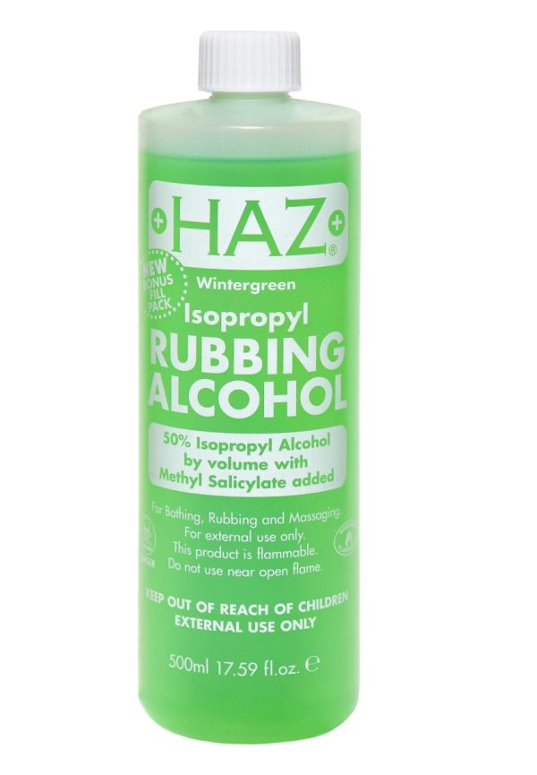 HAZ RUBBING ALCOHOL 50 PERCENTAGE 500ML