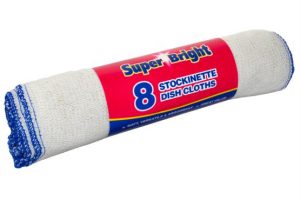 10 X PACK OF 8 SUPERBIRHGT DISH CLOTHES