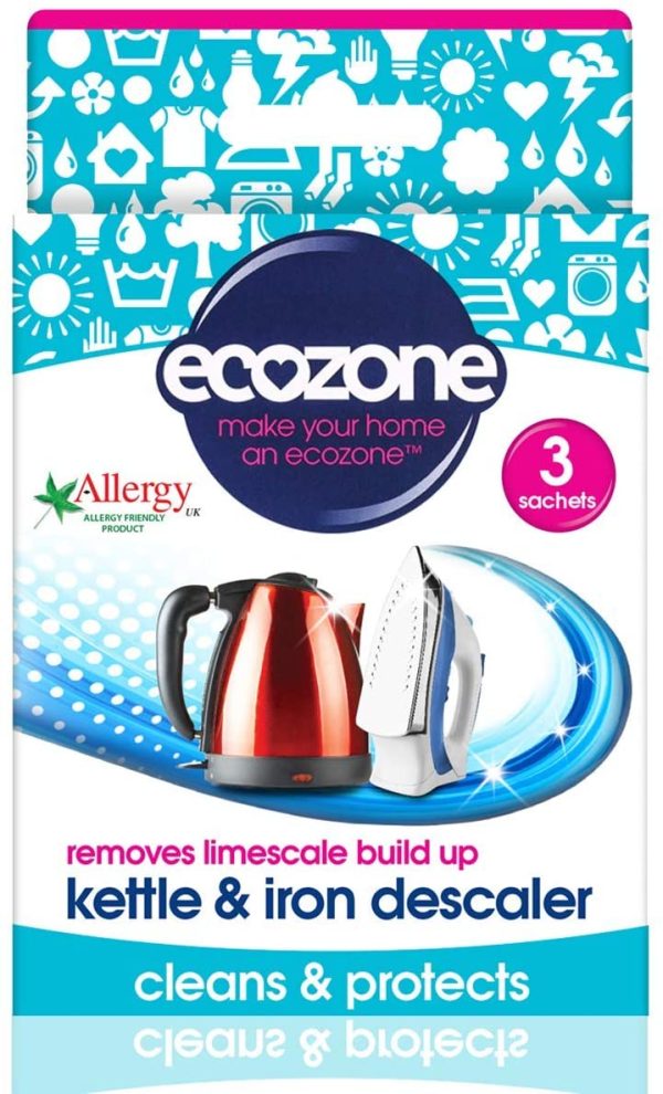 ECOZONE KETTLE & IRON DESCALER 3 SACHETS