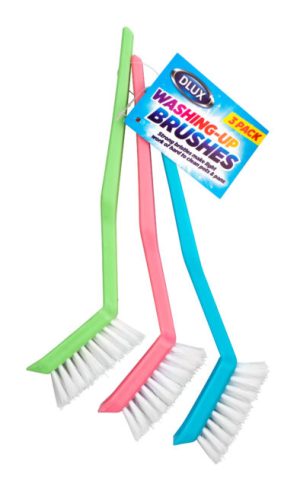 DLUX DISH BRUSH PACK OF 3