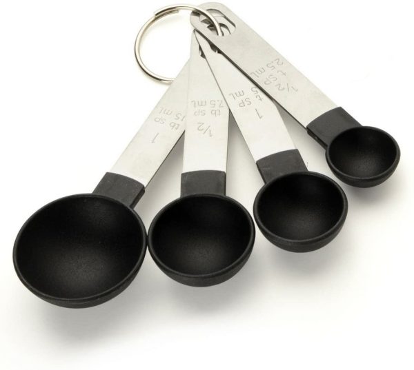 TAYLOR EYE 4 SET KITCHEN MEASURING SPOONS - 2.5 - 5 - 7.5 - 15 ML