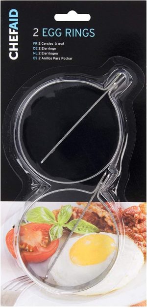 CHEFAID EGG RINGS PACK OF 2