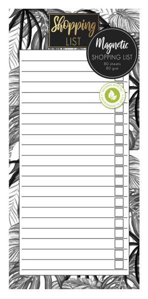 DESIGN GROUP TROPICAL JUNGLE MAGNETIC SHOPPING LIST PAD