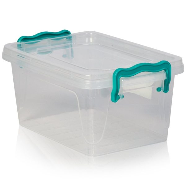 HOBBY LIFE RECTANGLE STORAGE BOX WITH WHEELS 15 LITRES