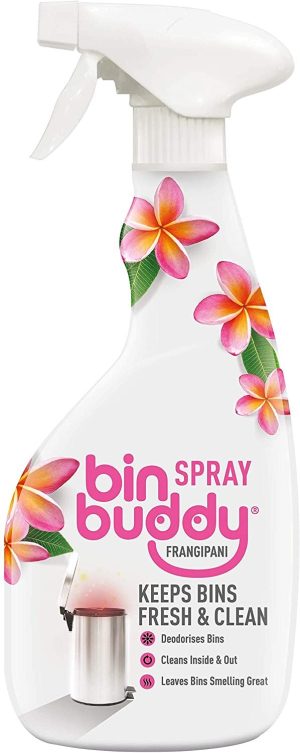 BIN BUDDY DISINFECTANT DEODORISES SPRAY FLORAL 500ML