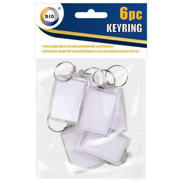 PHOTO KEYRING Pack Of 6