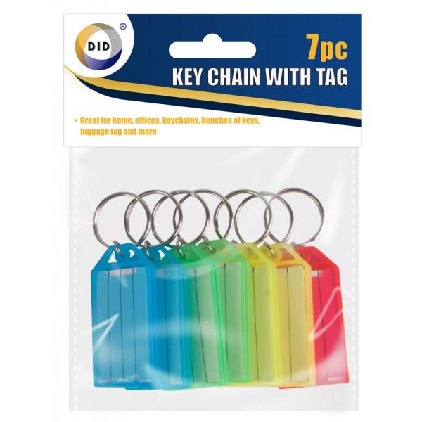 KEY CAHIN WITH TAGS PACK OF 7