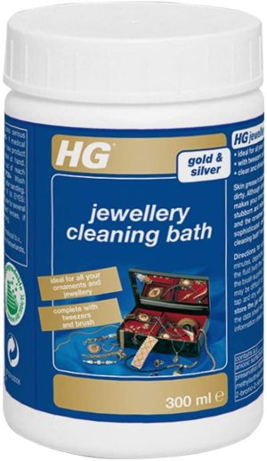 HG JEWELLERY CLEANING BATH LOOKS SHINY CLEAN AGAIN 300ML