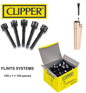 CLIPPER REPLACEMENTS WHEEL FLINT BARREL SYSTEM PACK OF 100