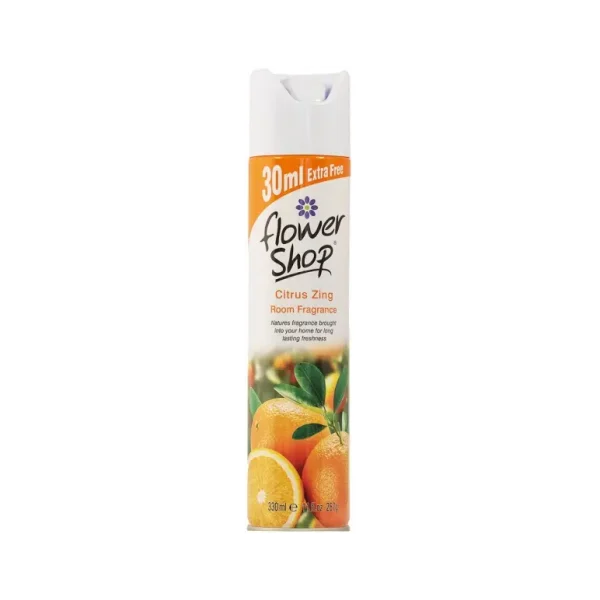 FLOWERSHOP CITRUS ZING ROOM FRAGRANCE 12 X 330ML