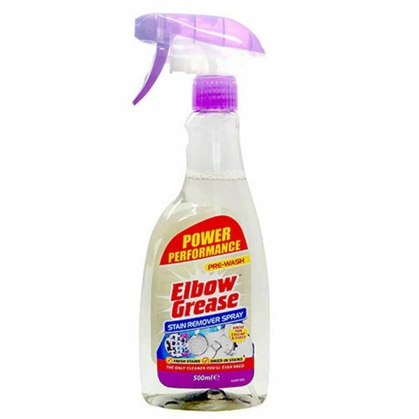 ELBOW GREASE PRE-WASH STAIN REMOVER SPRAY 500ML