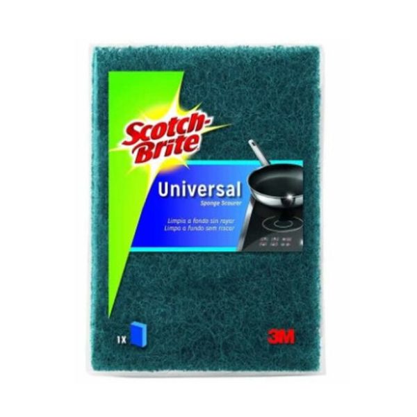 SCOTCH-BRITEDELICATE SCOURER WITH SPONGE NO SCRATCH 1 UNIT