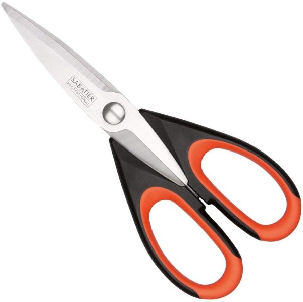 SABATIER PROFESSIONAL SERR KITCHEN SCISSORS SOFT GRIP