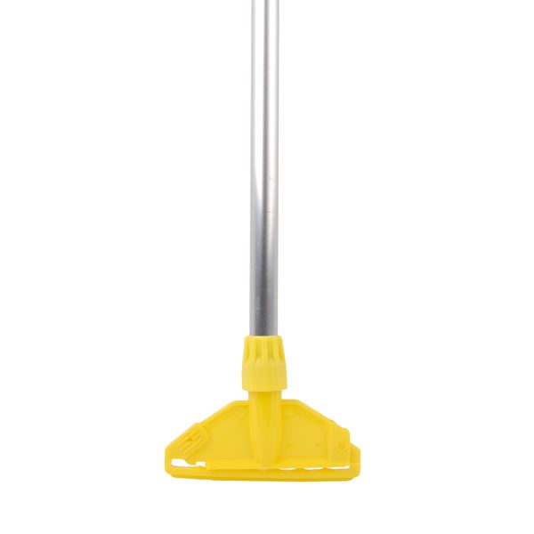 HYGIENE HANDLE 137CM & PLASTIC KENTUCKY FITTING YELLOW