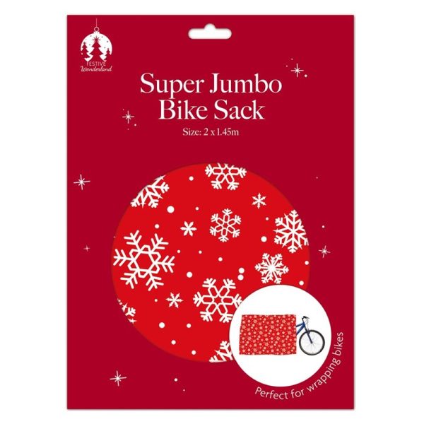 JUMBO BICYCLE LARGE PRESENT SACK 2M X 1.45M