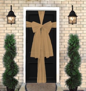 ORGANZA DOOR BOW KIT - CHAMPAGNE