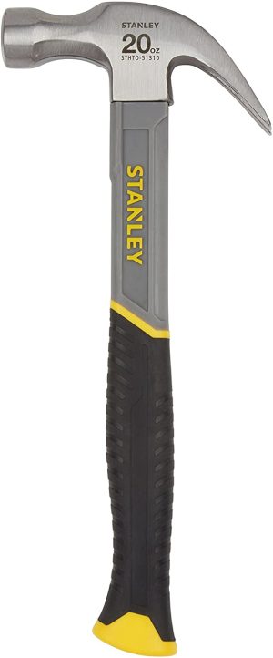 STANLEY FIBERGLASS CLAW HAMMER 20OZ / 570G