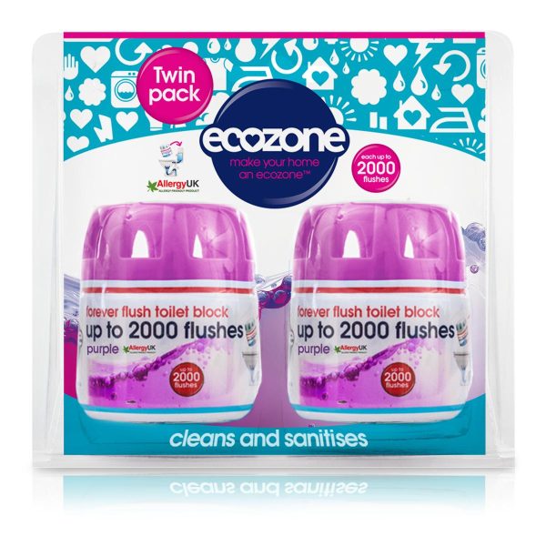 ECOZONE FOREVER LAST FOR UP TO 2000 FLUSHES - LAVENDER