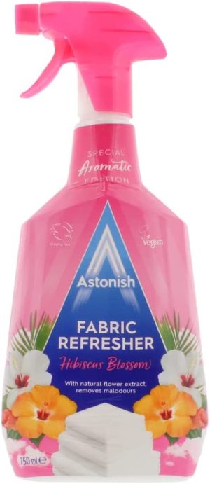 ASTONISH FABRIC REFRESHNER HIBISCUS BLOSSOM SPRAY 750ML