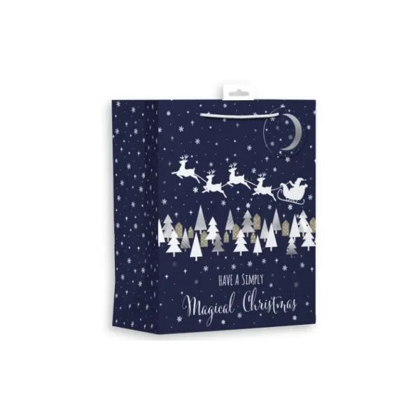 CHRISTMAS LARGE GIFT BAG - MIDNIGHT MAGICAL CHRISTMAS