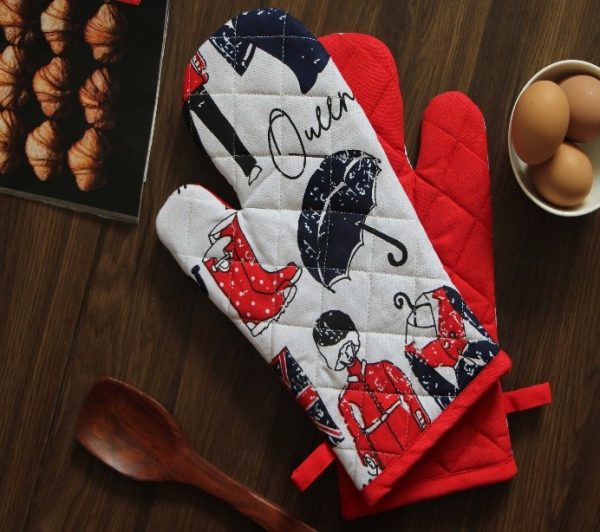 HIGHLANDS COTTON SINGLE OVEN MITT / GLOVE - LONDON