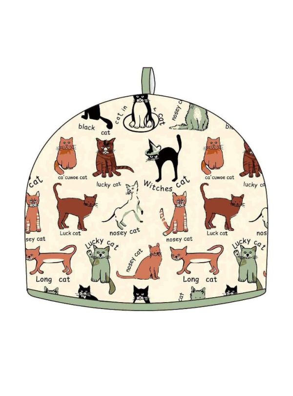 HIGHLANDS TEA COSY / TEAPOT COVER - CAT