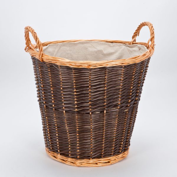 INGLENOOK ROUND WILLOW BASKET WITH LINER