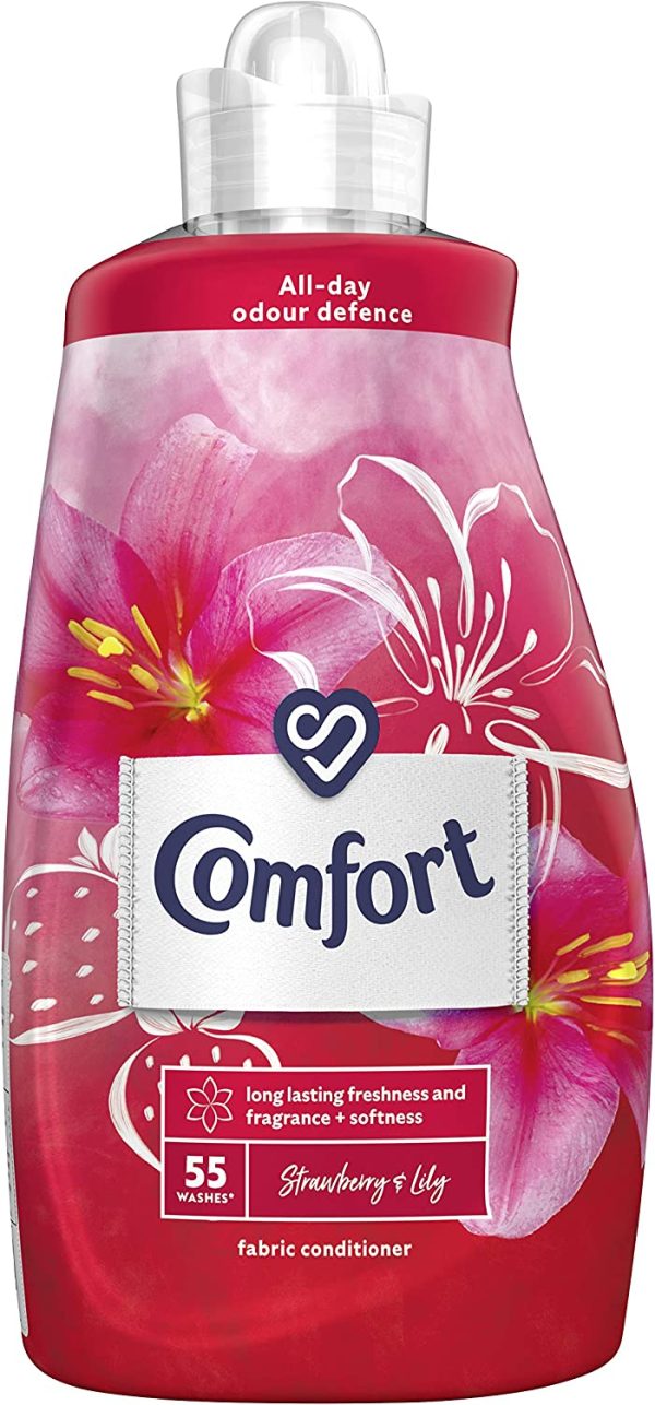 COMFORT STRAWBERRY & LILY FABRIC CONDITIONER 1.925L